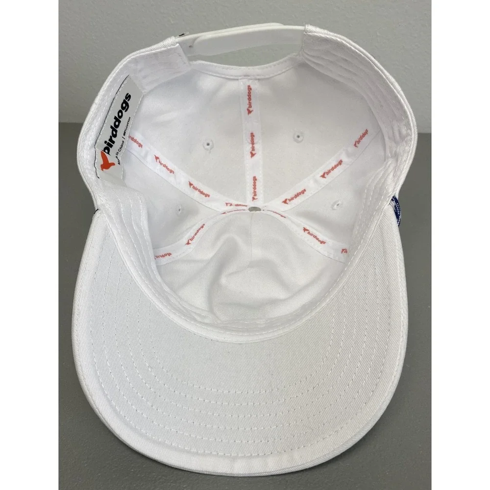 Birddogs White Rope Hat Snapback Cotton Twill Embroidered Bird Logo Cap Men